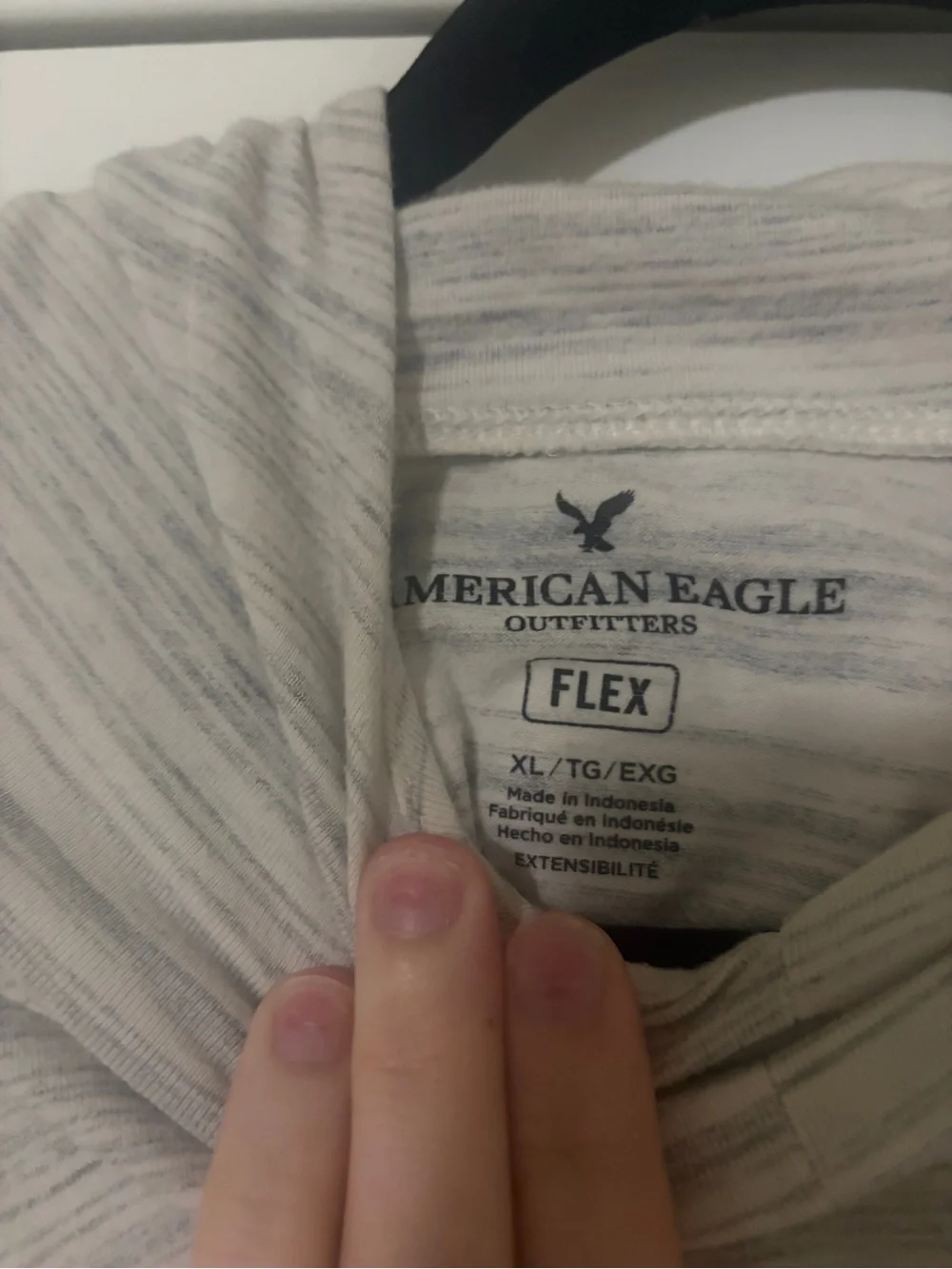 American Eagle Outfitters Heathered Light Gray Turtleneck Pullover